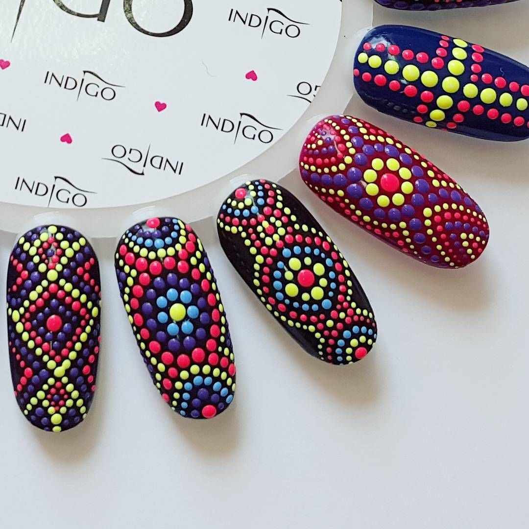 На ногтях дотс: как пользоваться дотсом, 16 фото дизайна маникюра