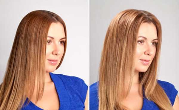 Процедура прикорневой объем волос фото до и после